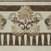 Керамогранит Шахтинская плитка Агат беж Декор 01 40х40