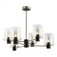 Люстра потолочная Lussole Brantley LSP-8933 40W черный
