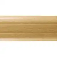 Плинтус ПВХ Идеал Классик 233 Бук светлый 55x22