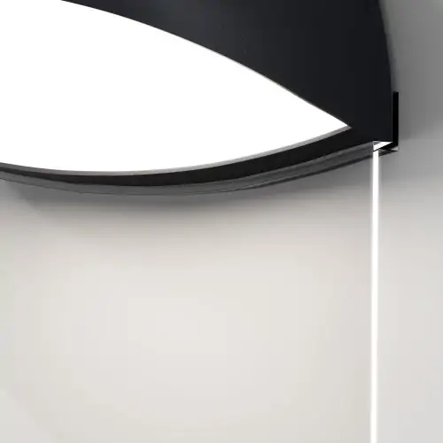 Настенный светильник (бра) Outdoor Gloss O447WL-L7GF3K 7W графит