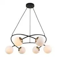 Люстра подвесная Lussole Pitkin LSP-8890 40W черный