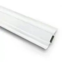 Плинтус ПВХ Идеал Классик 001 Белый 55x22