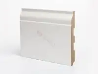 Плинтус МДФ Deartio U 103-150 белый 150х16х2050