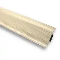 Плинтус ПВХ Идеал Классик 254 Ясень светлый 55x22