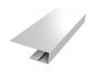 J-Профиль 18мм 0.5 Satin с пленкой RAL 9003 сигнальный белый (2м)