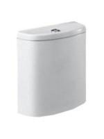 Бачок Dama Senso с крышкой и механизмом двойного слива, 3/6 литров, нижний подвод воды, 7341517000