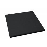 Резиновая плитка "Гладкая" 500x500 черная