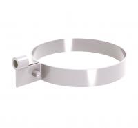 Хомут трубы Lite ПВХ Grand Line белый RAL 9003