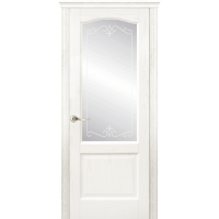 Межкомнатная дверь La Porte серия New Classic модель 200.4 ясень бланко с матовым стеклом Рада