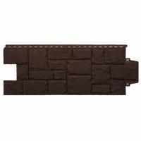 Фасадная панель Grand Line Крупный камень стандарт Коричневый