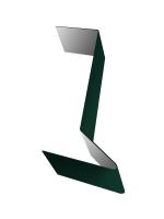 Планка примыкания для мягкой кровли 0.4 PE с пленкой RAL 6005 зеленый мох (2м)