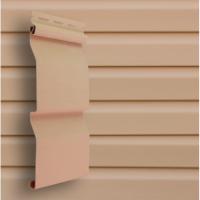 Виниловый сайдинг Grand Line Классика Корабельный брус Персиковый