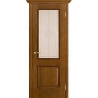 Межкомнатная дверь Porte Vista Классика Шервуд античный дуб со стеклом ромб