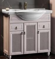 Тумба Opadiris Тибет 80 (88 см) напольная белая матовая