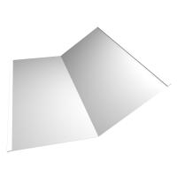 Планка ендовы нижней 300х300 0.45 PE с пленкой RAL 9003 сигнальный белый (2м)