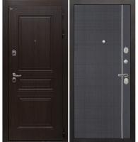 Входная дверь металлическая Интекрон Брайтон Тиковое дерево / В-07 Венге
