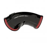 Угол желоба сост.90-150 гр.Классика 120 ПВХ GL черный RAL 9005