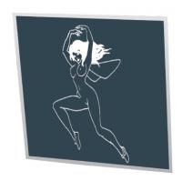 Зеркальная плита Невал Эльфы ZE-2705 0.6x0.6 м