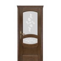 Межкомнатная дверь Дариано Махаон Дуб миндаль со стеклом