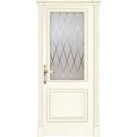 Межкомнатная дверь Дариано Турин Ясень карамель со стеклом