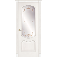 Межкомнатная дверь La Porte серия Classic модель 300.4 ясень бланко контур с заливкой Гардиан