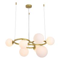 Люстра подвесная Lussole Downey LSP-8804 25W матовое золото