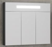 Зеркало-шкаф Smile Кристалл 90, белый