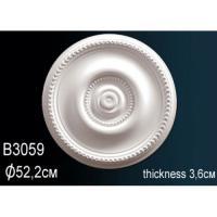 Розетка под покраску Perfect B3059