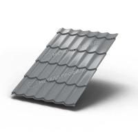 Металлочерепица МП Макси NormanMP (ПЭ-01-7004-0.5) 7004 Серый