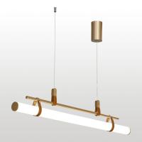 Линейно-подвесной светильник Lussole Clinch цвет матовое золото арт. LSP-7262 4000K 1*38W LED