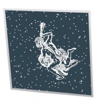 Зеркальная плита Невал Созвездия Геркулес ZS-2605 0.6x0.6 м