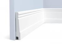 Плинтус дюрополимерный под покраску Hiwood B90 фигурный 2000x90x15