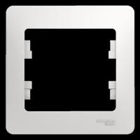 Рамка 1-м Glossa бел. SchE GSL000101