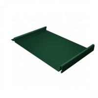 Фальцевая кровля кликфальц Grand Line 0.5 Quarzit lite с пленкой на замках RAL 6005 зеленый мох