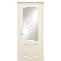 Межкомнатная дверь Дариано Соренто Эмаль слоновая кость со стеклом