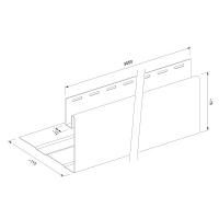 Приоконная планка SV-17 белый для сайдинга
