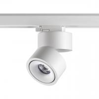 Трековый светодиодный светильник 3х-фазный Novotech Port 358780 15W белый