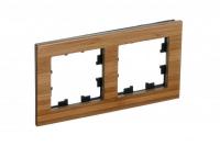 Рамка 2-м ATLASDESIGN NATURE дерево бамбук SchE ATN353202