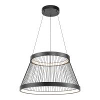 Люстра подвесная Lussole Macon цвет черный арт. LSP-7309 3000K 1*54W LED