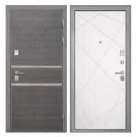 Входная дверь металлическая Интекрон Неаполь / Лучи-М милк