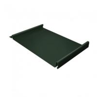 Фальцевая кровля кликфальц Grand Line 0.5 GreenCoat Pural BT с пленкой на замках RR 11 темно-зеленый (RAL 6020 хромовая зелень)
