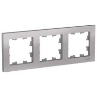 Рамка 3-м ATLAS DESIGN универс. алюм. SchE ATN000303
