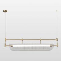 Линейно-подвесной светильник Lussole Bradford LSP-7153 15W матовое золото