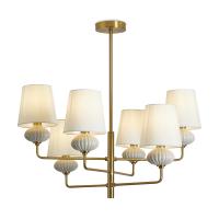 Подвесной светильник Freya Ceramics FR2029PL-06BS 40W латунь