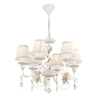 Люстра Maytoni Elina ARM222-06-G 40W белый с золотом