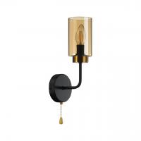 Бра Lumion Dallin 5640/1W 1*40W черный, бронза