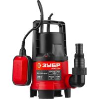 Дренажный насос ЗУБР 400 Вт для грязной воды НПГ-М1-400