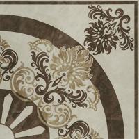 Керамогранит Шахтинская плитка Агат беж Декор 02 40х40