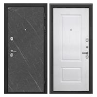 Входная дверь металлическая Интекрон Сицилия Remix цвет Гранит лава / Альба Роял вуд белый (12 мм)
