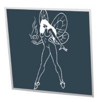 Зеркальная плита Невал Эльфы ZE-2702 0.6x0.6 м